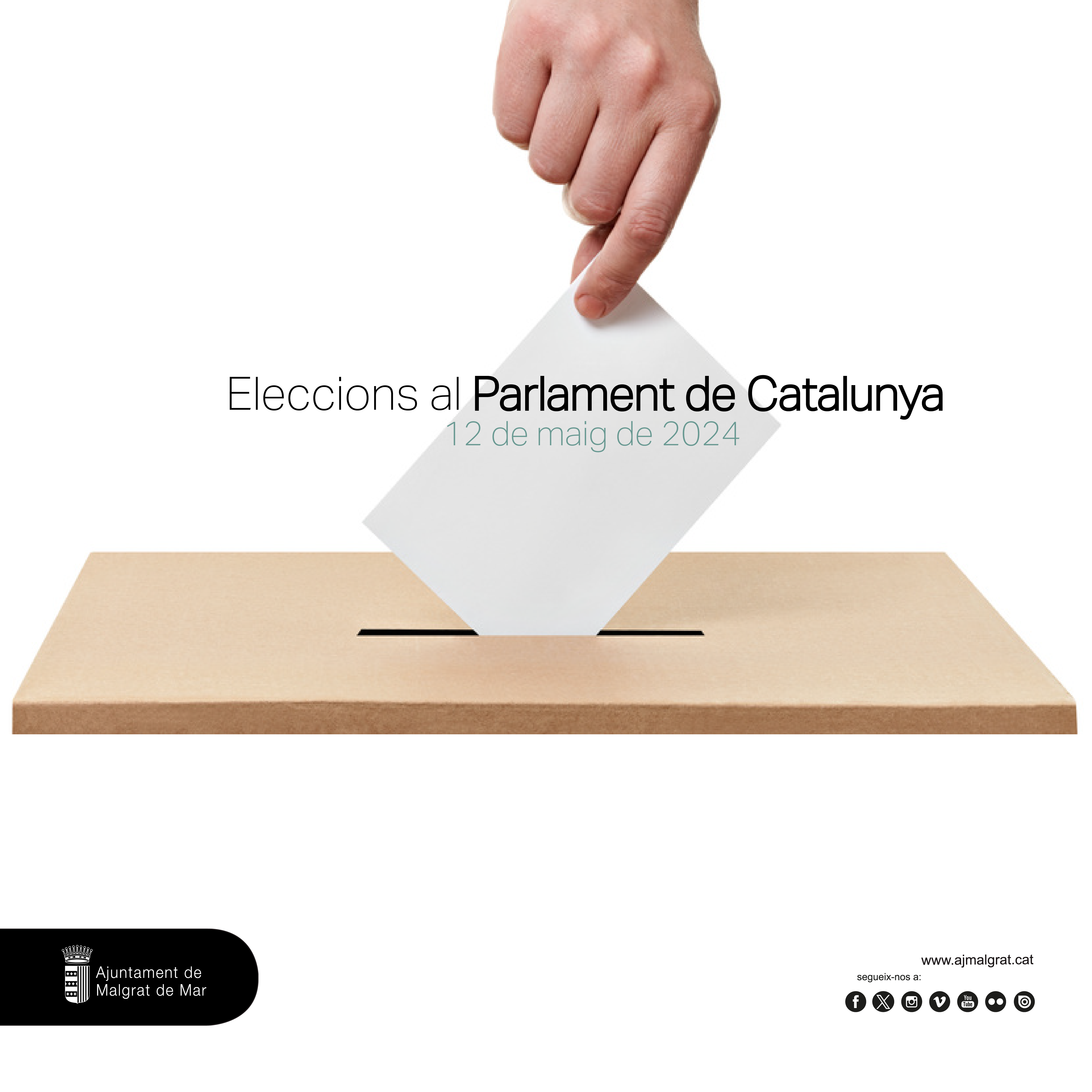 El cens de les Eleccions al Parlament del 12 de maig es pot consultar fins a l'1 d'abril
