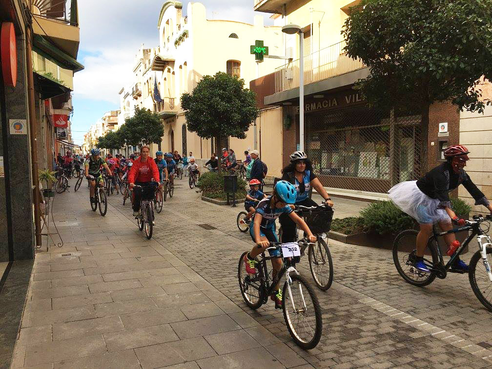 80 persones participen a la bicicletada per commemorar la Setmana de la Mobilitat Sostenible i Segura