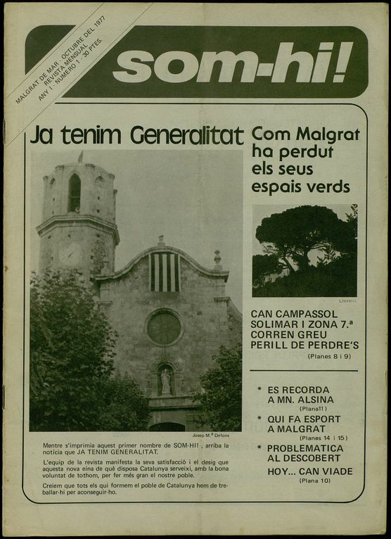 Taula rodona sobre periodisme local amb els periodistes malgratencs Lluís Gendrau i Jordi Martínez aquest diumenge 