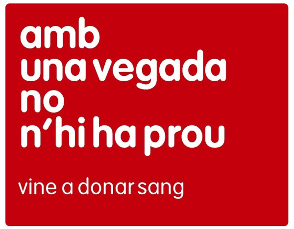 Noves campanyes de donació de sang demà dijous i diumenge