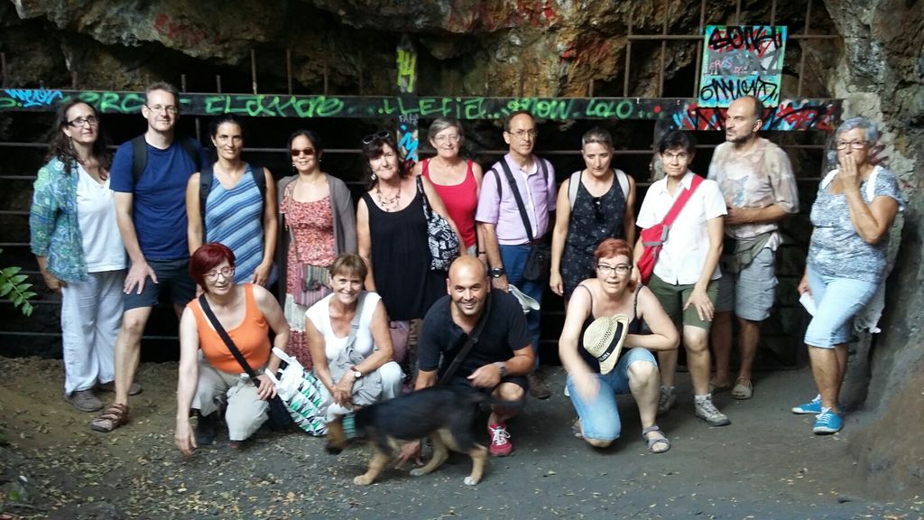 Una visita a l'Espai de Can Palomeres tanca el curs de parelles lingüístiques de la comarca 
