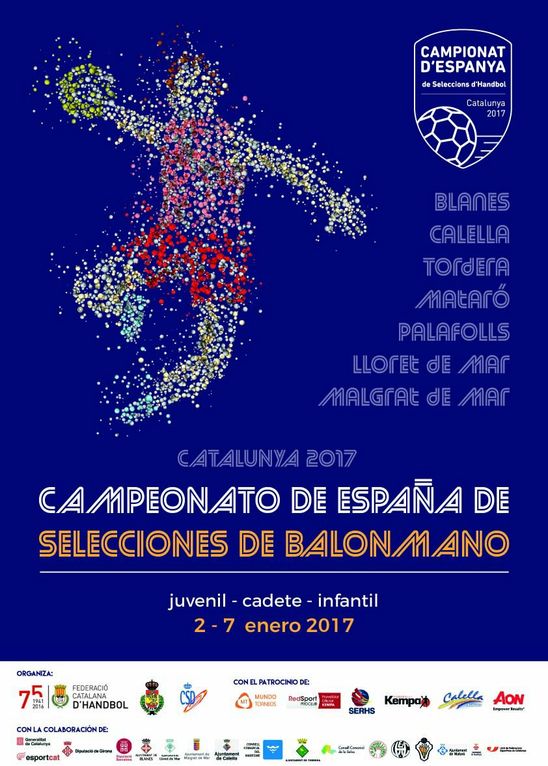 Malgrat de Mar acollirà el Campionat d'Espanya d'Handbol del 2017