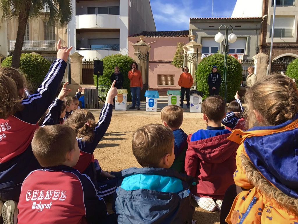175 nens i nens participen avui i demà al Joc de l'Orgànica i enjardinen Can Campassol 