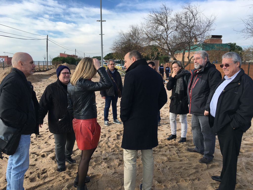 Les tasques de neteja de la zona afectada pel temporal començaran demà