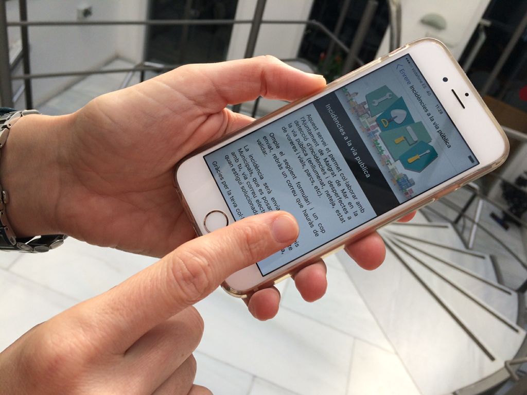 L'app Malgrat de Mar permet ara la ciutadania avisar l'Ajuntament sobre incidències i desperfectes a la via pública 