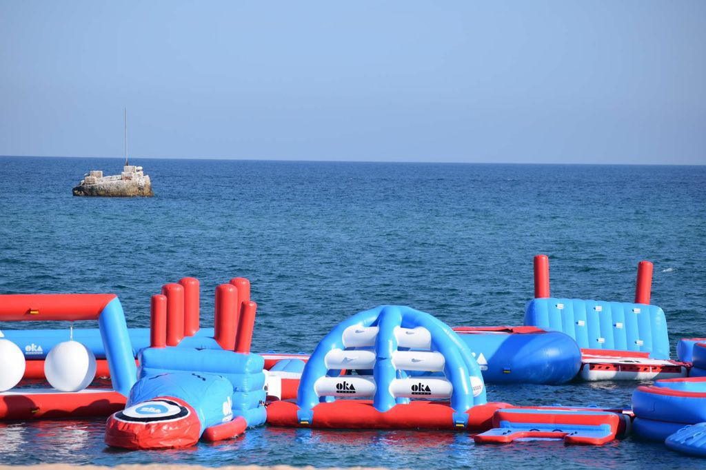 El parc inflable aquàtic de la platja obre aquest divendres 