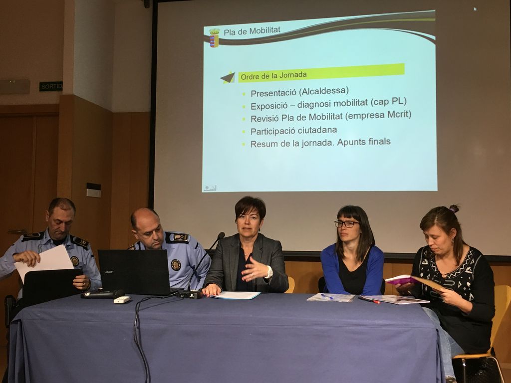 2a sessió de participació ciutadana per debatre la mobilitat del municipi, aquest dissabte 