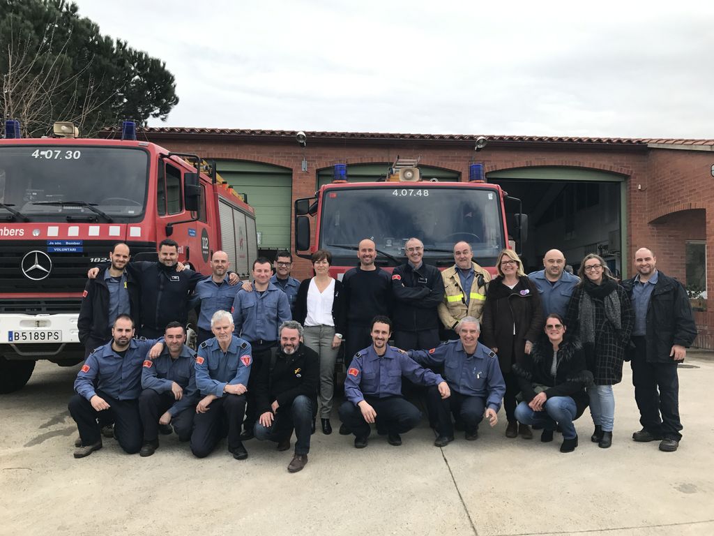 Els Bombers Voluntaris celebren la seva festivitat 