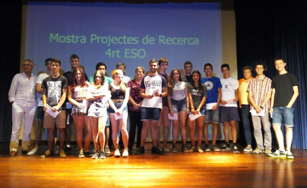 Els alumnes de 4rt d'ESO dels centres educatius de Malgrat exposen els seus Projectes de Recerca