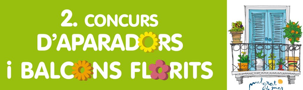 Inscripcions obertes per al 2n Concurs d'Aparadors i Balcons Florits