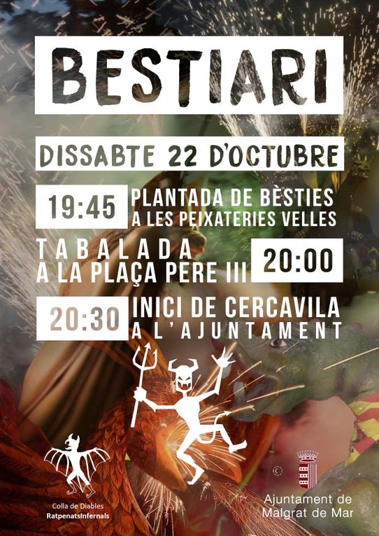 Tres colles participen al Bestiari dels Ratpenatsinfernals d'aquest dissabte