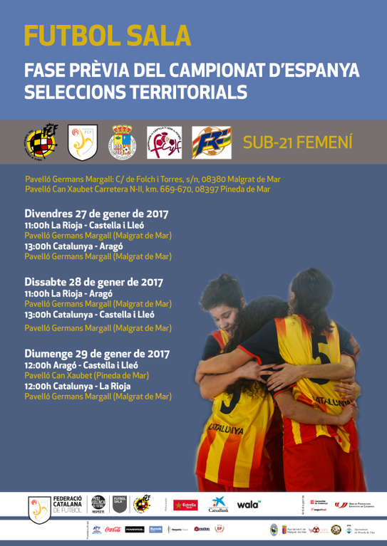 Malgrat acull el Campionat d'Espanya Sub-21 Femení de futbol sala