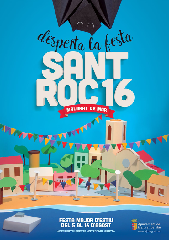 Creativitat, participació i poble, protagonistes del cartell de Sant Roc 2016 