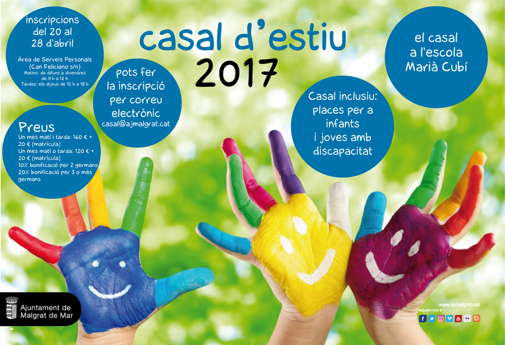 Admesos tots els nens i nenes inscrits al Casal Municipal d'Estiu