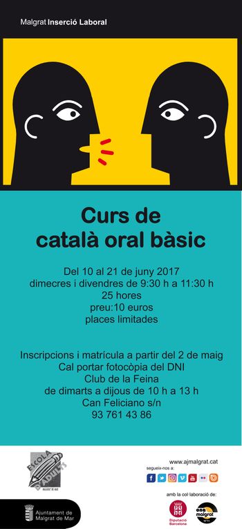 Inscripcions obertes per al curs de català oral bàsic