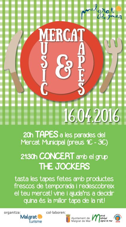 El Mercat Municipal ofereix una nit de tapes i música, aquest dissabte
