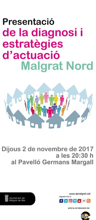 Presentació de la diagnosi i estratègies d'actuació de Malgrat Nord, aquest dijous 