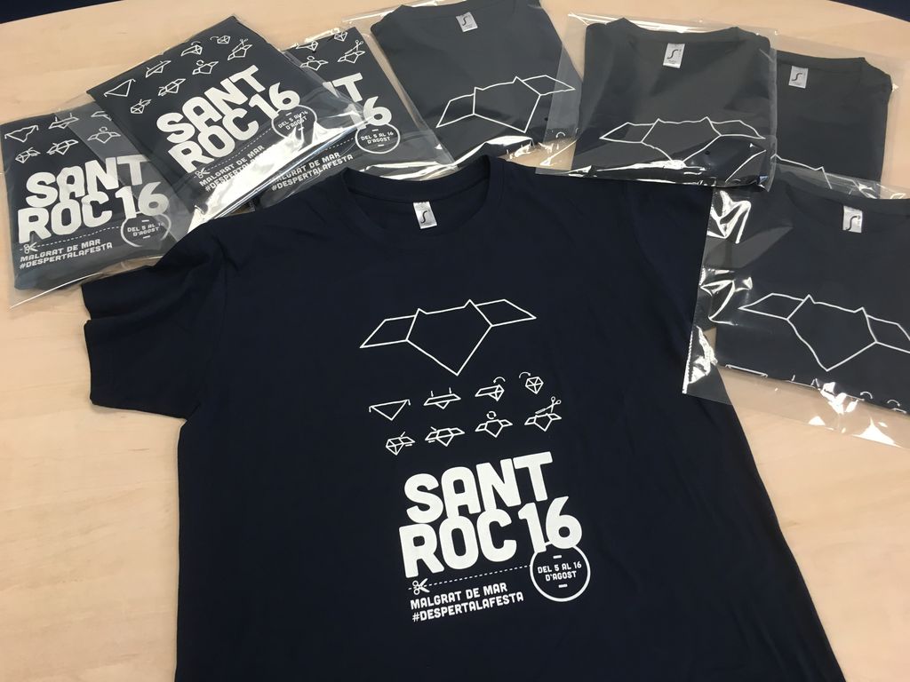 Posen a la venda una samarreta solidària de Sant Roc 2016