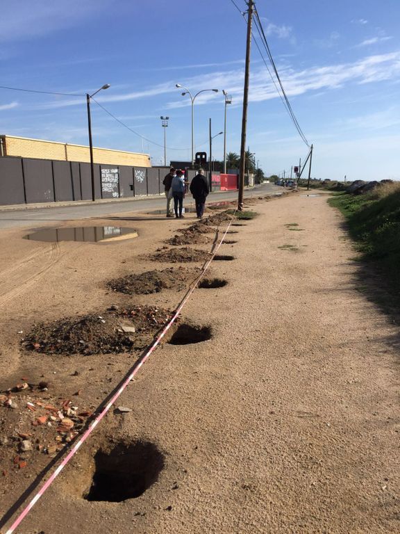 Comencen les obres del carril bici del tram de Malgrat de la Ruta de la Tourdera