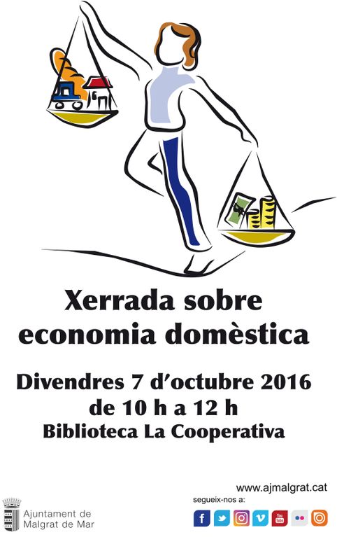 Xerrada sobre economia domèstica, divendres a la Biblioteca