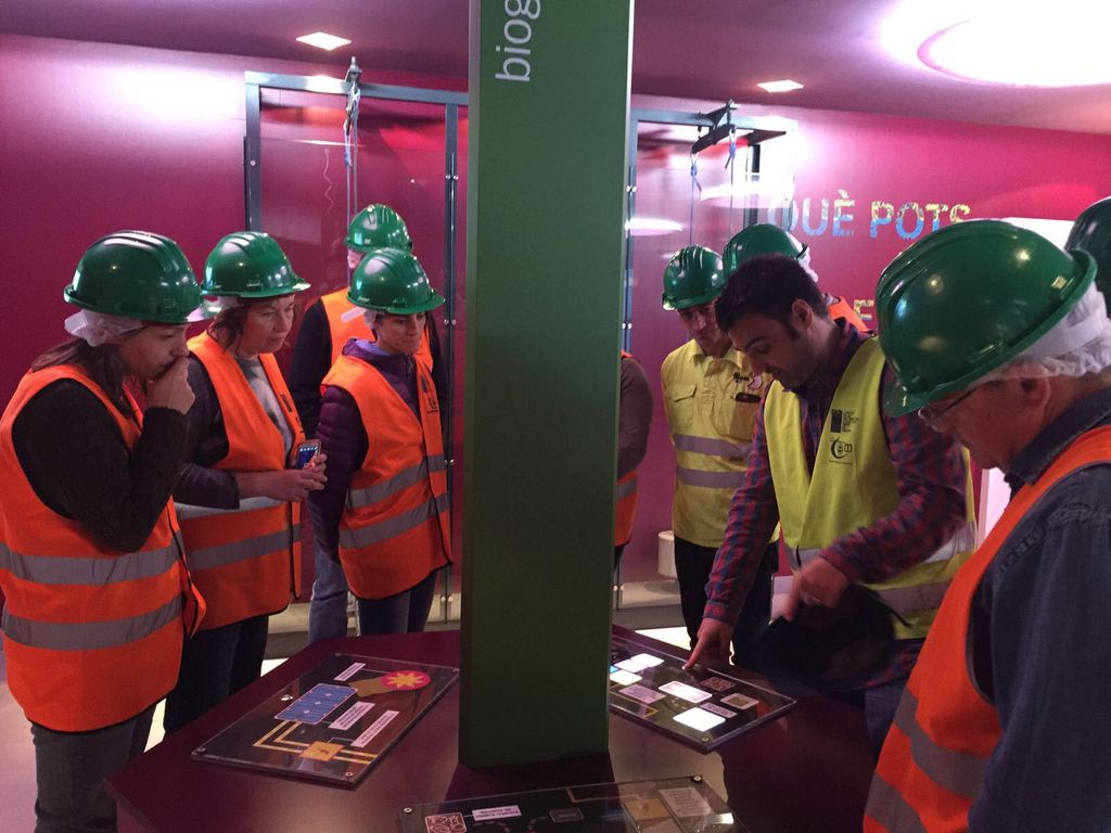 Medi Ambient visita la planta del Consorci de Residus Sòlids del Maresme