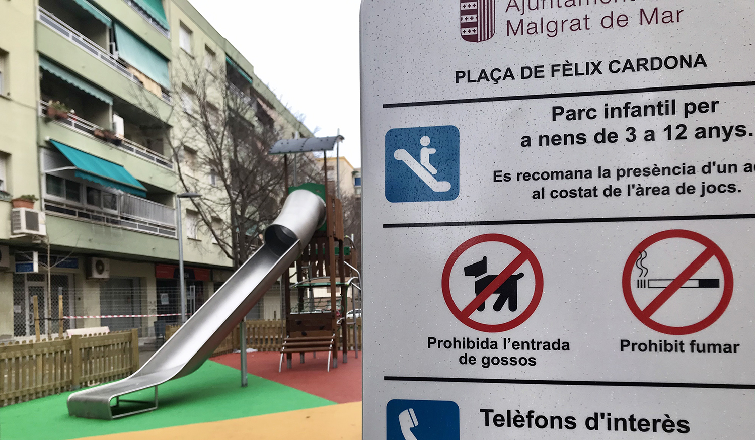Inauguració de les obres de millora de les places Cardona i Maristany, aquest dissabte
