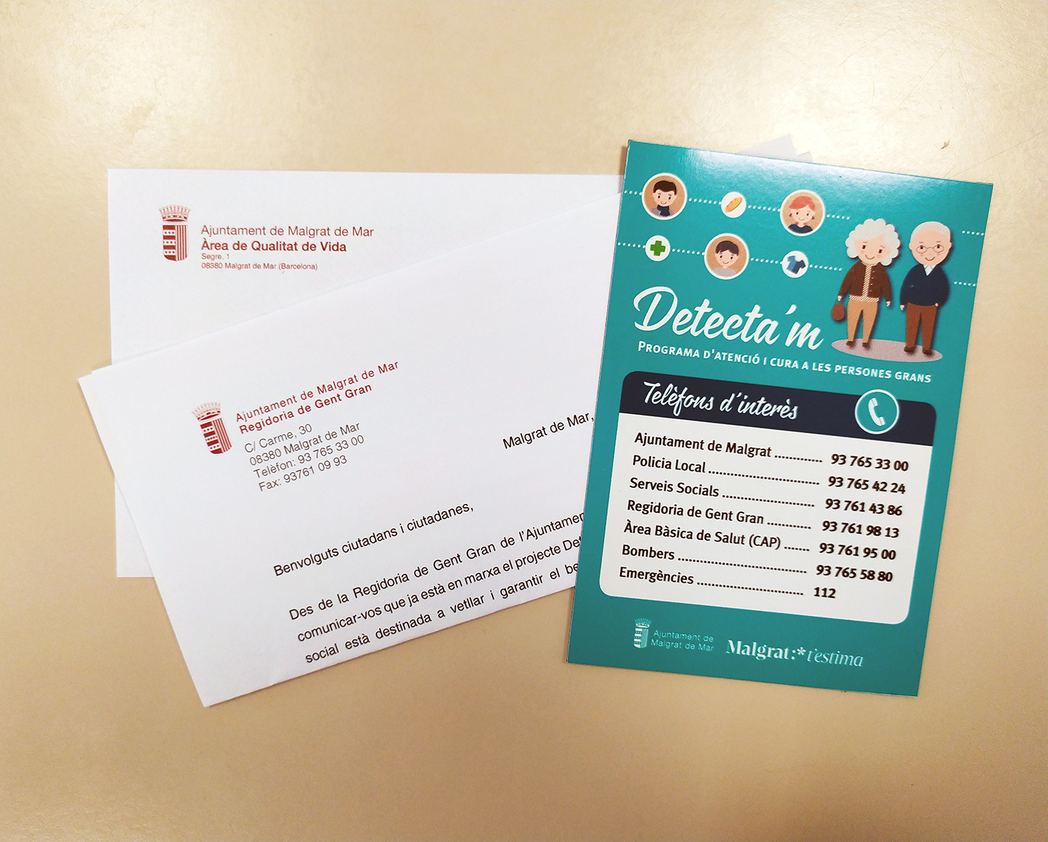 El projecte Detecta'm per vetllar les persones grans que viuen soles, en marxa