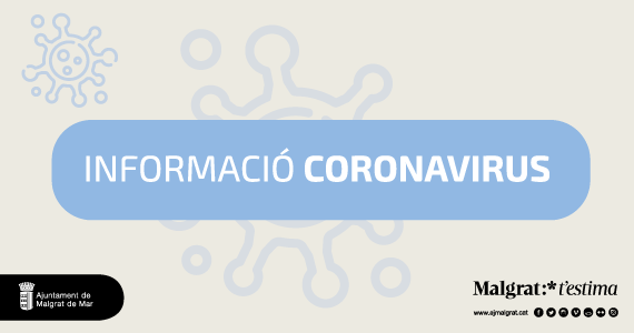 L'Ajuntament informa sobre la pandèmia del coronavirus