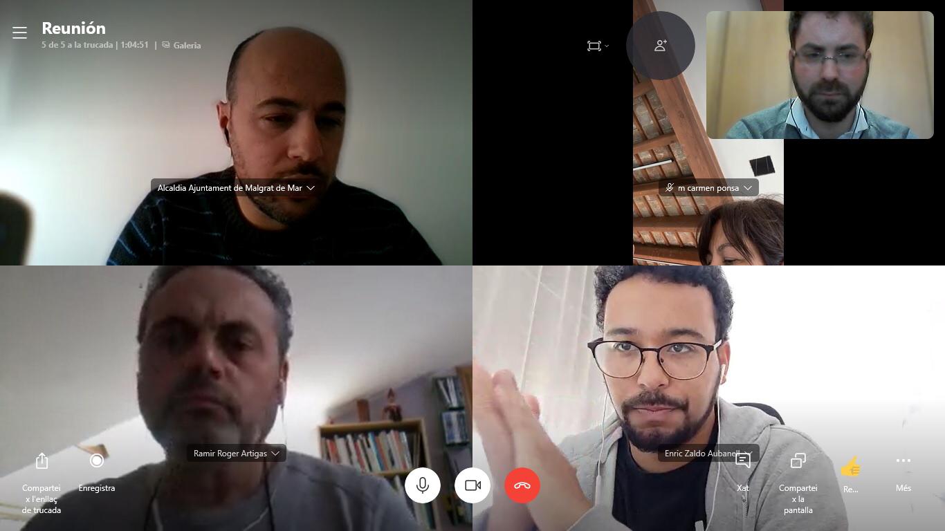Reunió telemàtica grups municipals