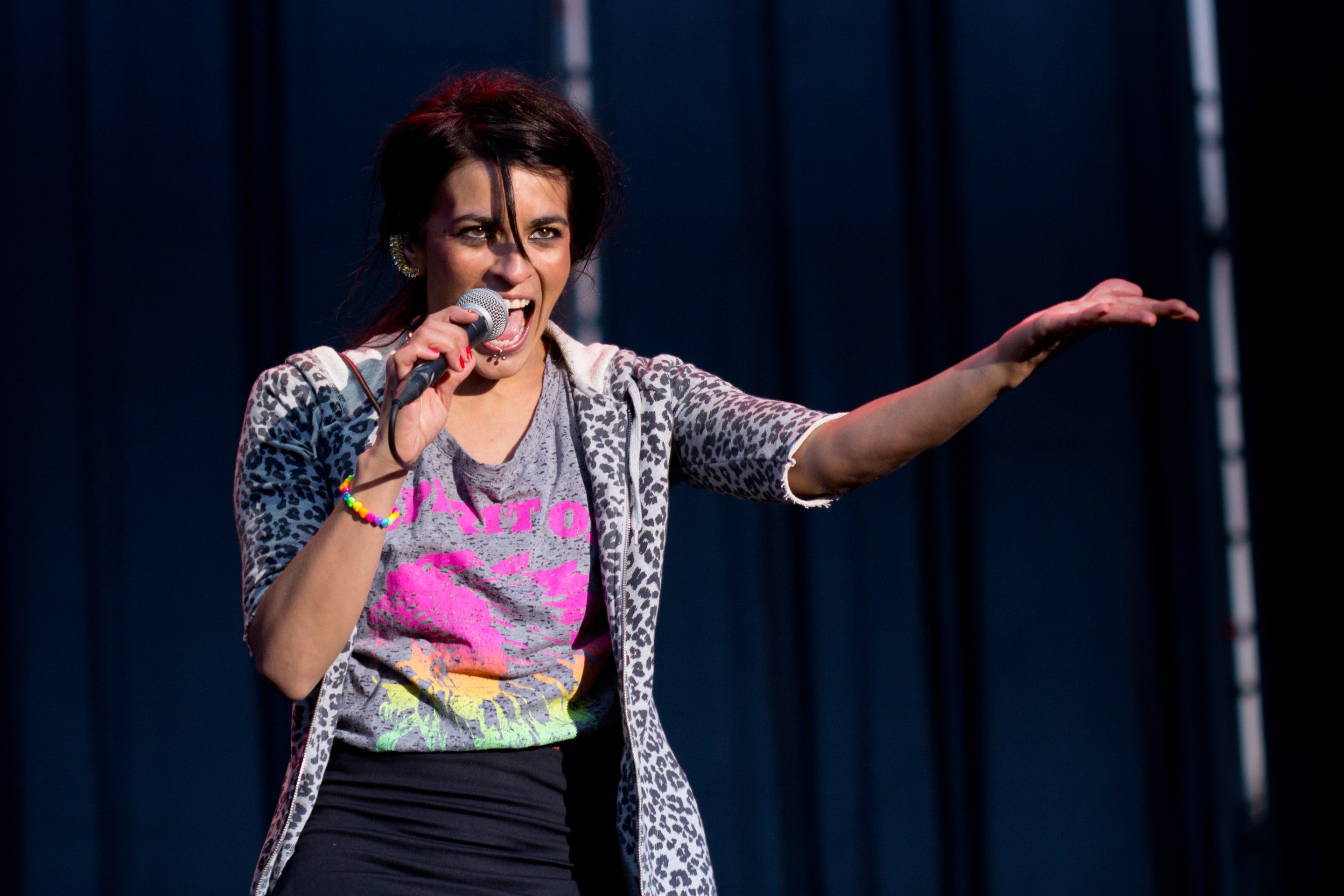 Imatge de la cantant Bebe. Foto: AjMalgrat. 