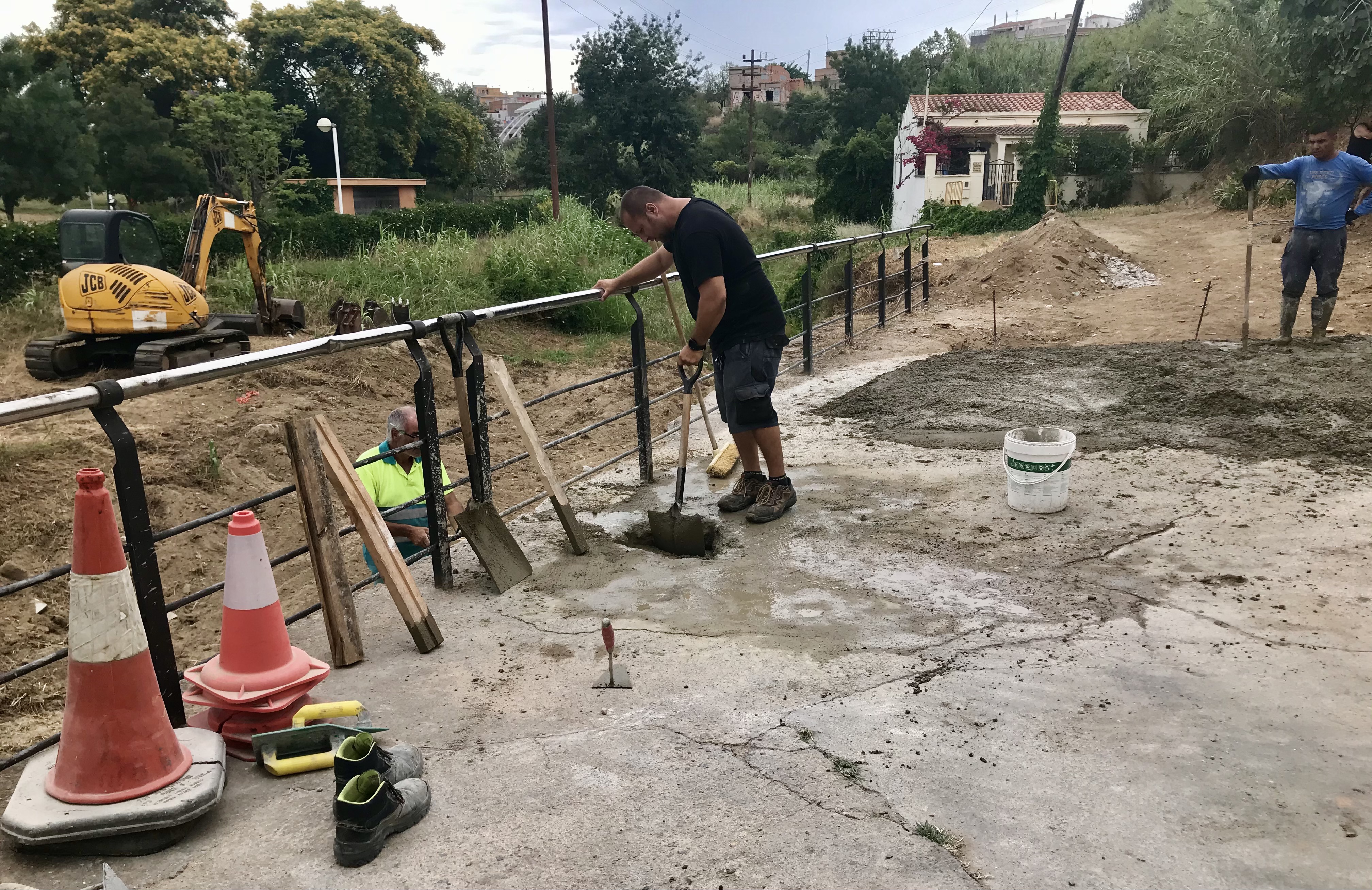 Les obres del carrer Alcalde Pedani, en marxa 