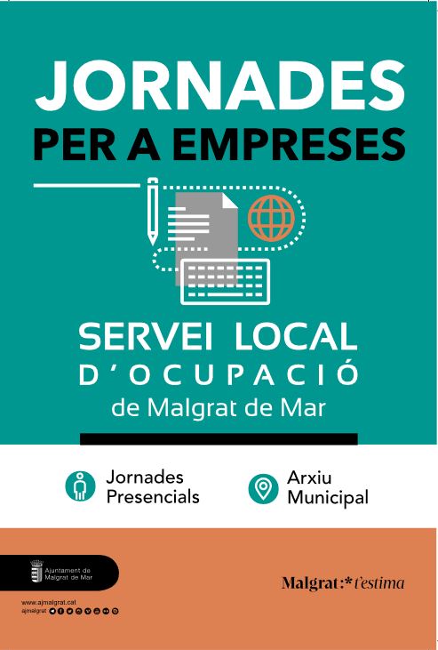 L'Àrea d'Ocupació, Formació i Empresa organitza per aquesta tardor tres Jornades adreçades al teixit empresarial 