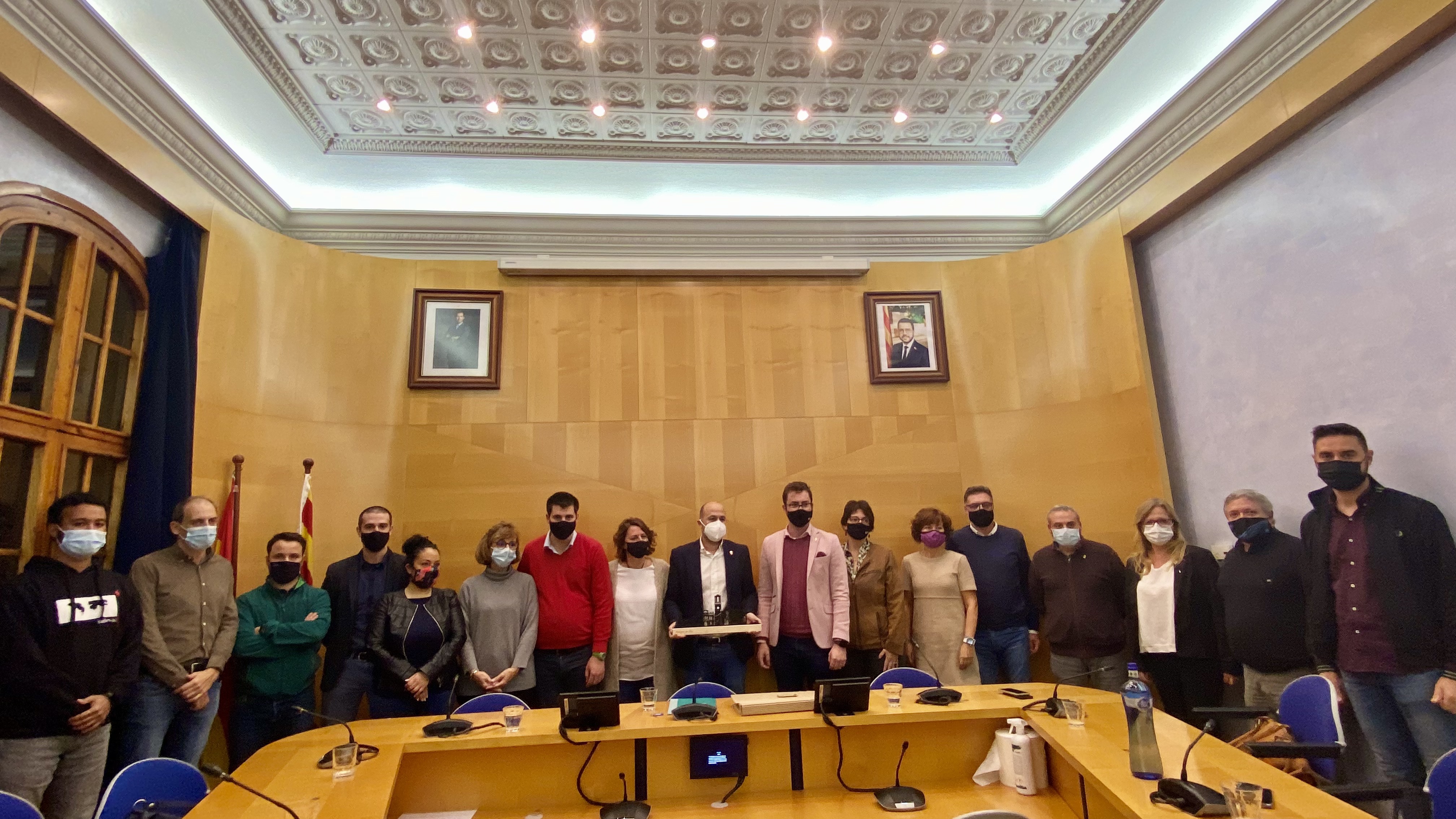 Joan Mercader s'acomiada en el ple extraordinari