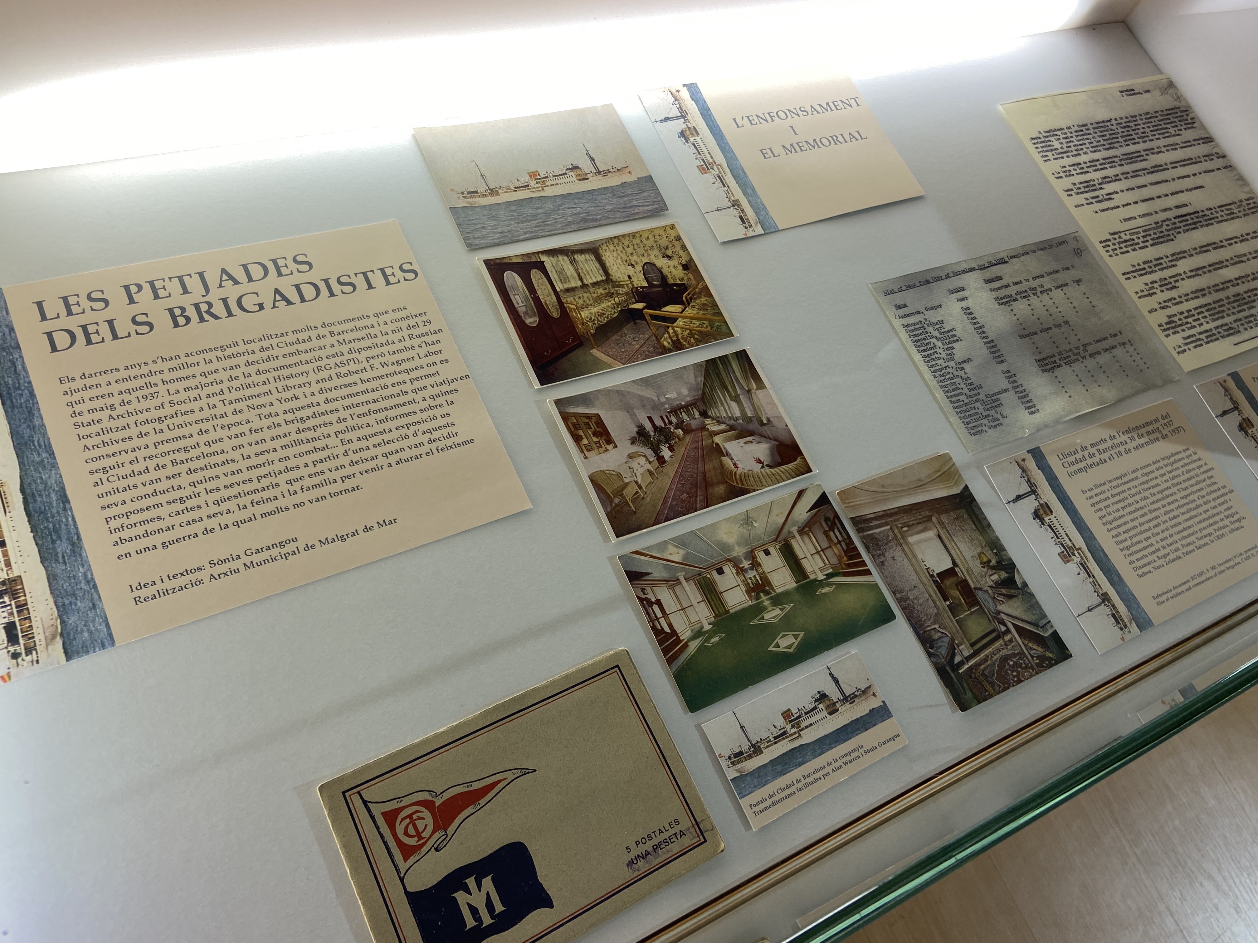 Prop de 600 persones han visitat l'exposició dedicada a la Guerra Civil que es pot visitar fins al 28 de setembre a l'Arxiu