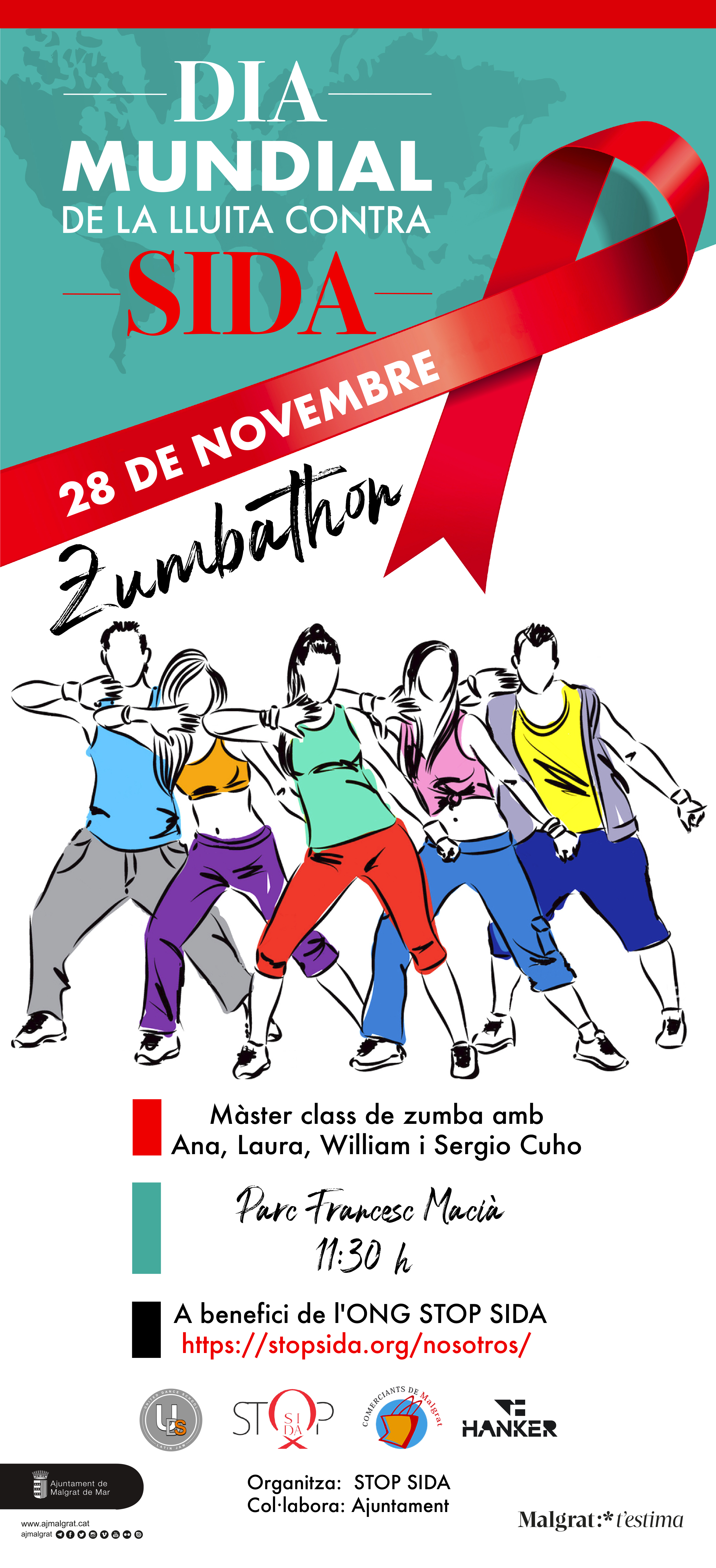 Dia Mundial de la Lluita contra la Sida: zumbathon