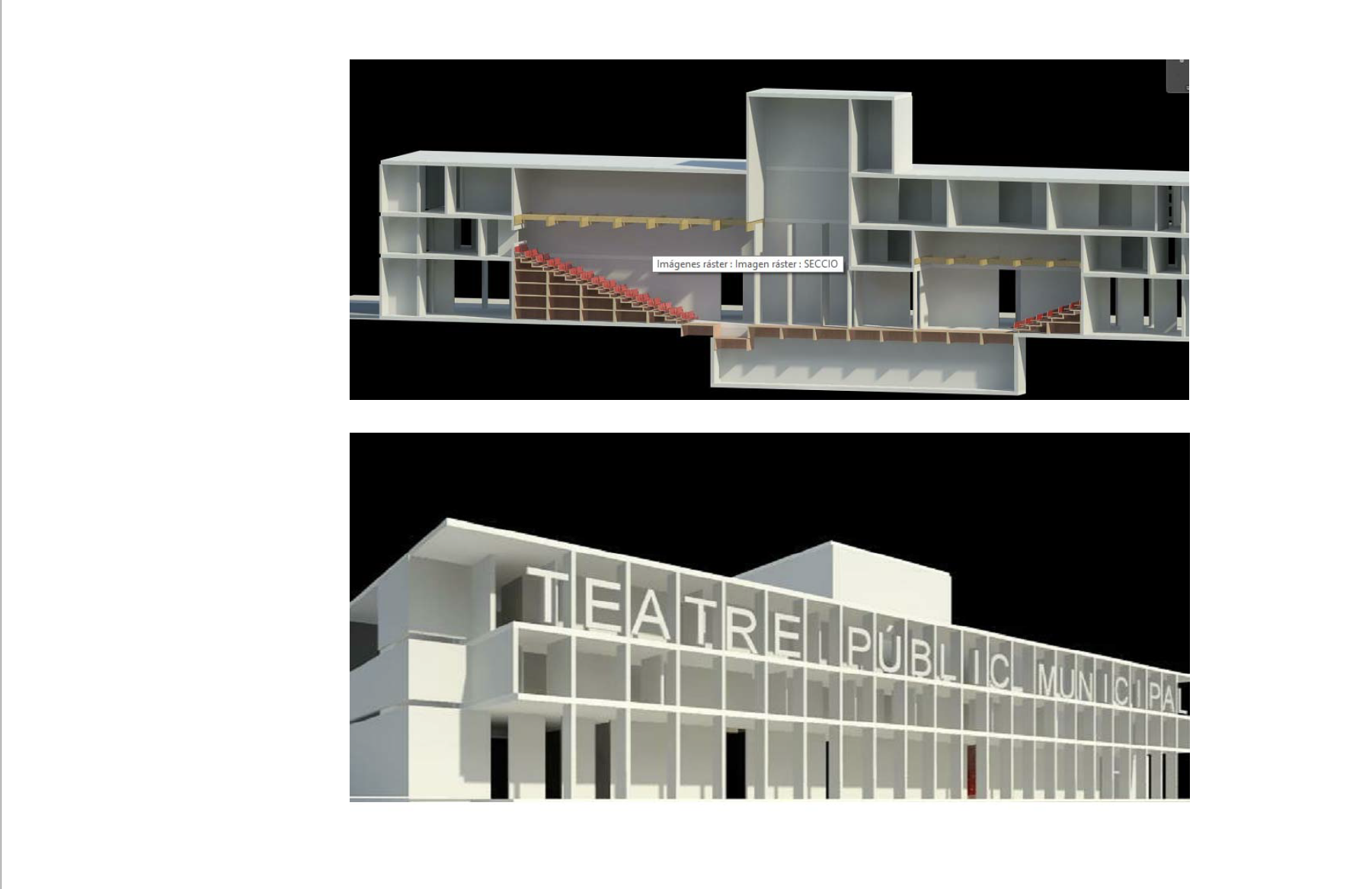 El govern municipal projecta un futur nou teatre a l'avinguda Montserrat, que es preveu fer en 2 fases
