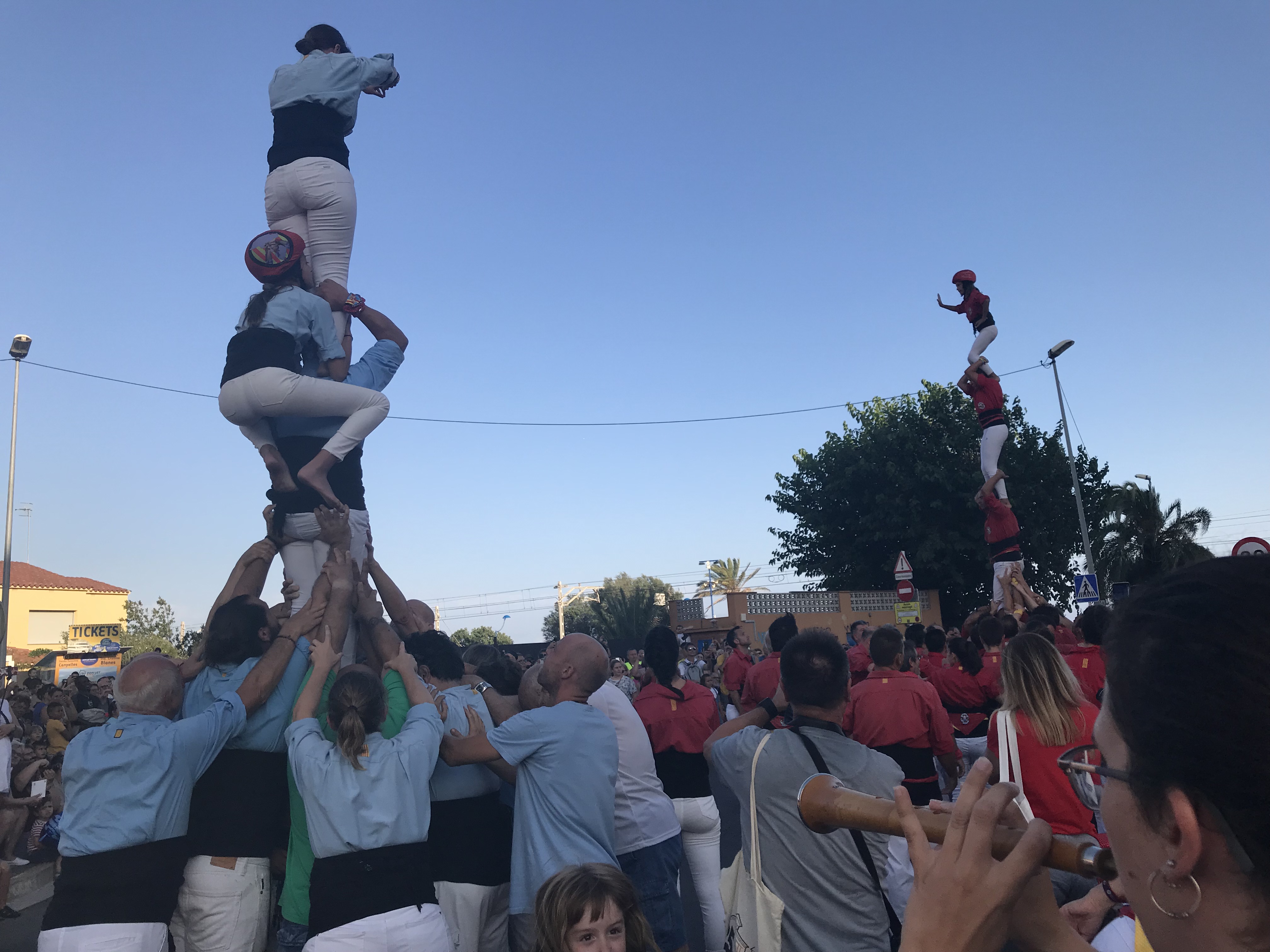 Festa Major St Roc: Diada castellera