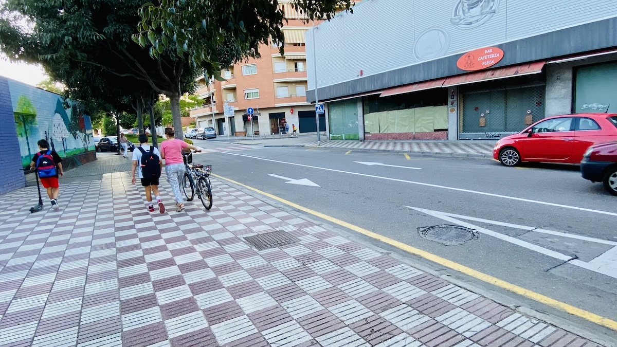 Es reprèn la campanya anual de renovació i millora de la pintura viària 