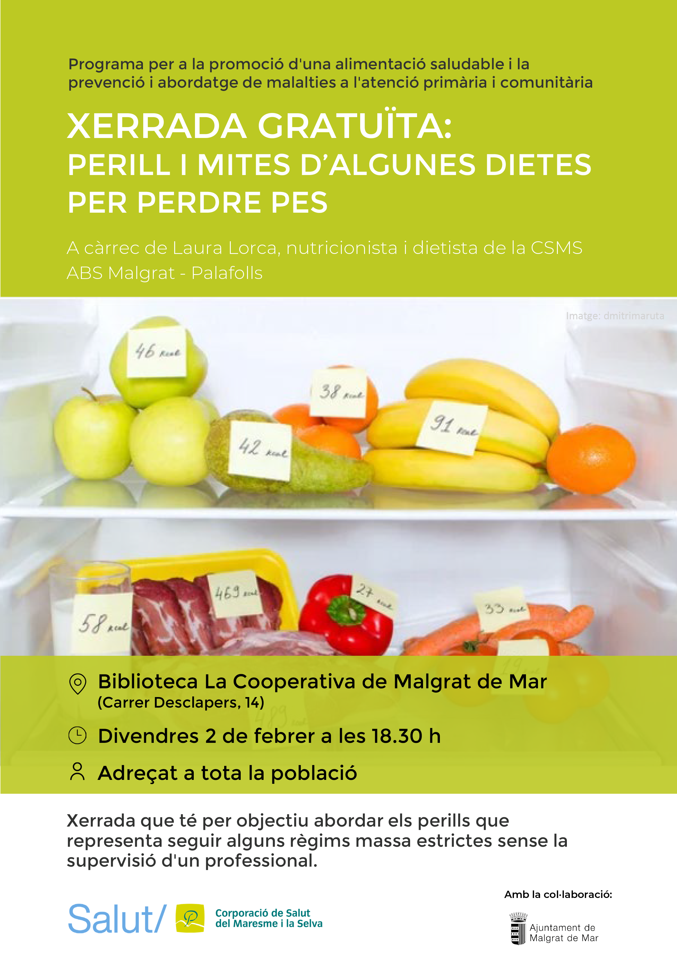 Xerrada sobre alimentació saludable