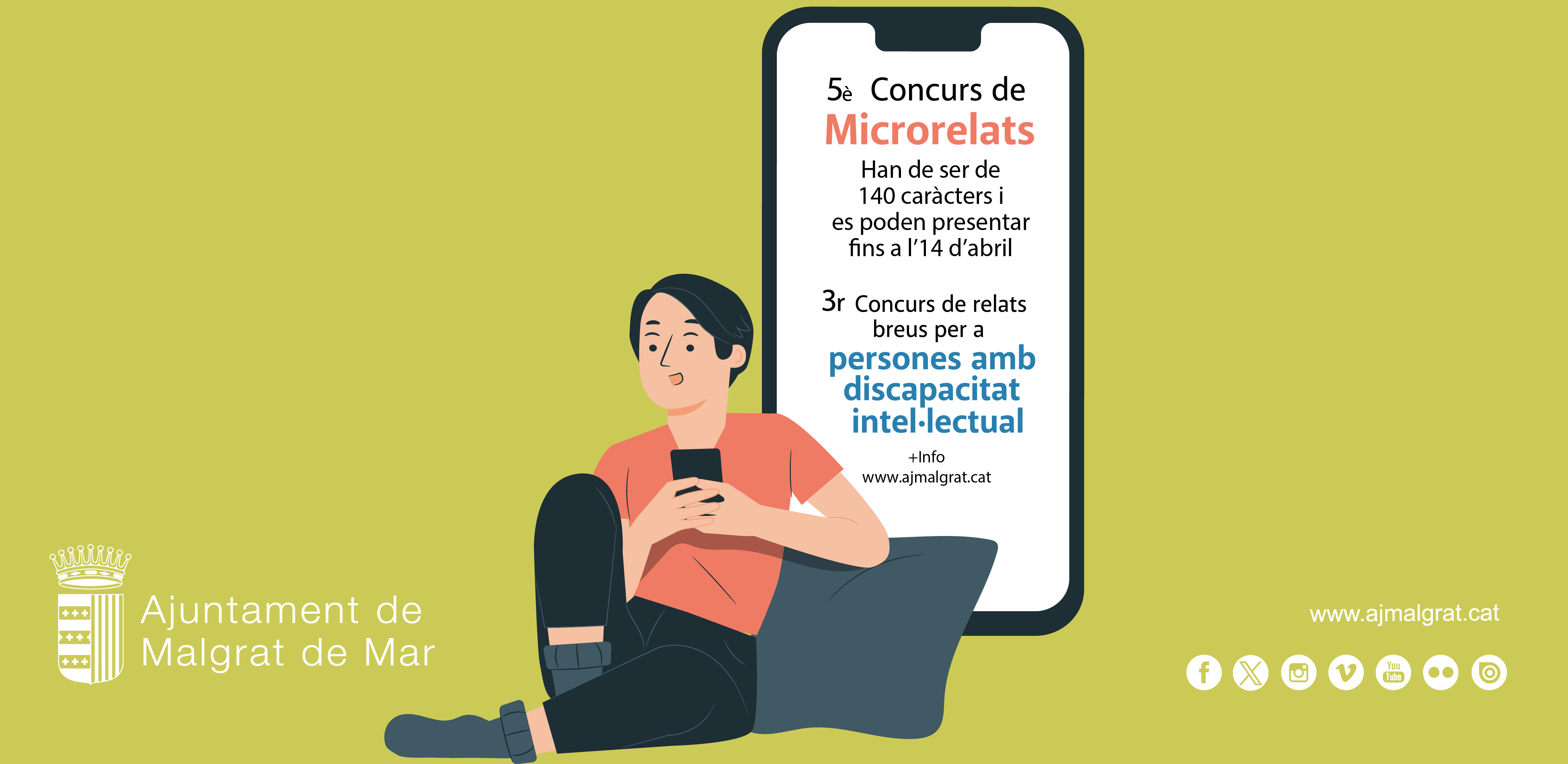 Convocats els concursos de Microrelats i de Relats Breus per a persones amb discapacitat intel·lectual