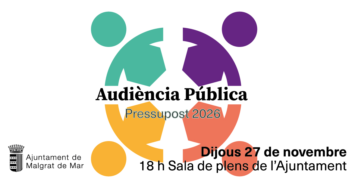 Audiència pública del pressupost municipal per al 2026, aquest dijous 
