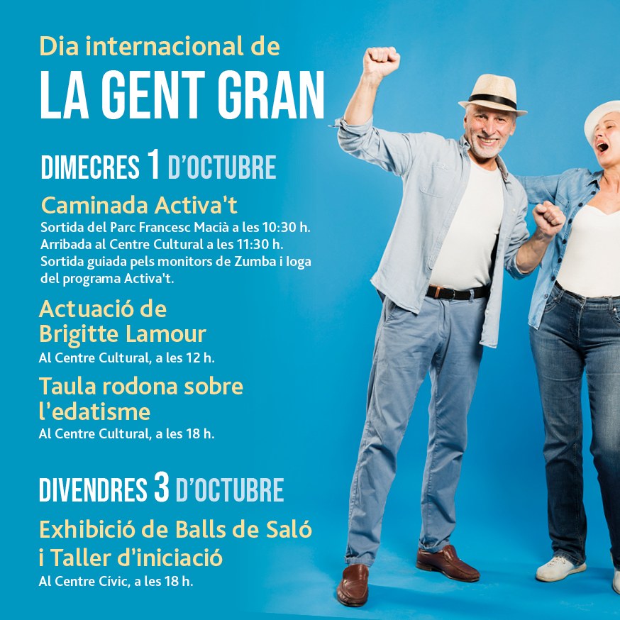 Taula de debat sobre la discriminació per raó d'edat per celebrar el Dia de la Gent Gran 