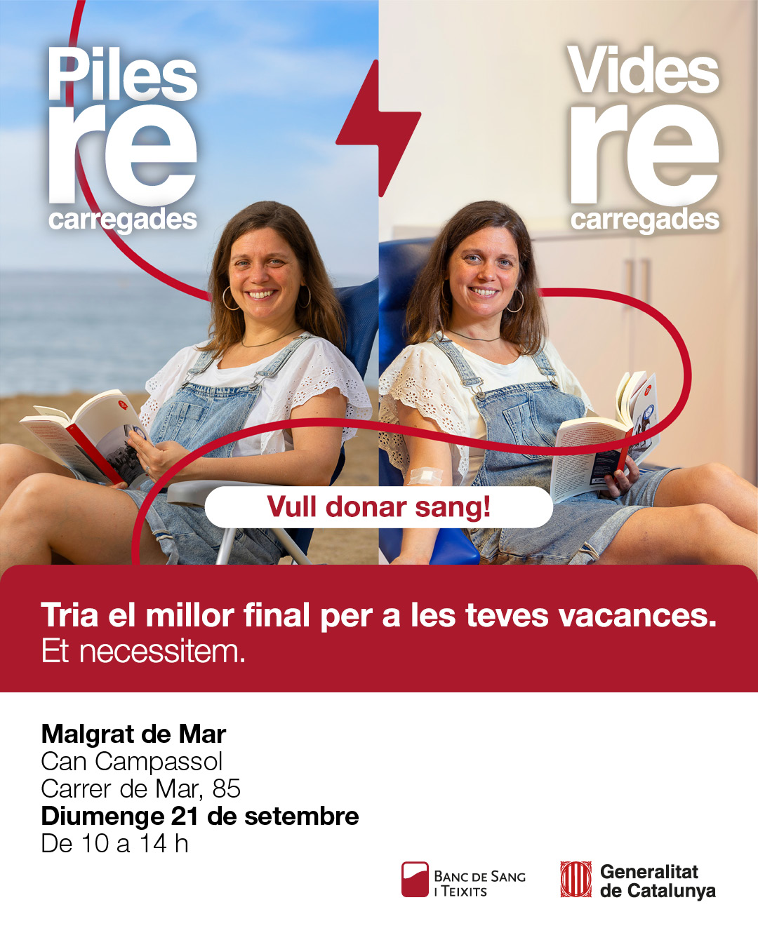Nova campanya de donació de sang, aquest diumenge 