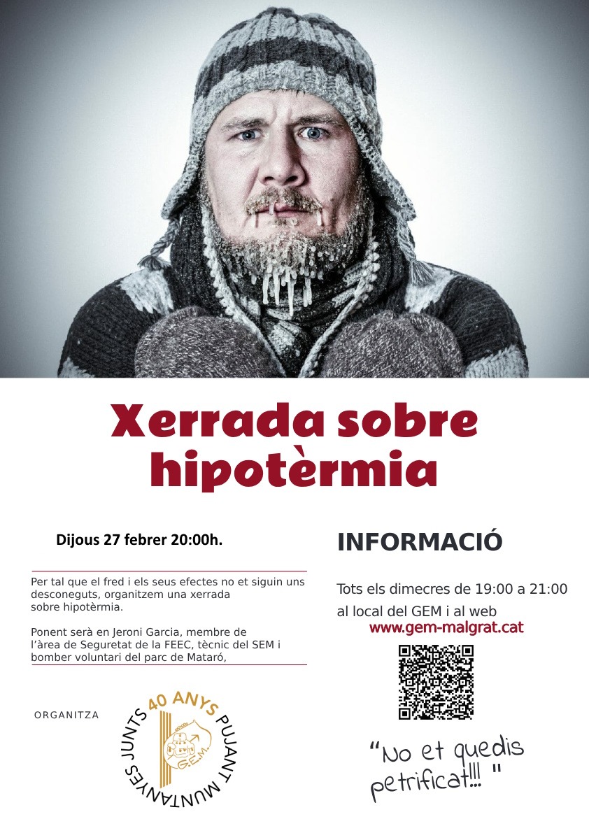 Xerrada sobre hipotèrmia 