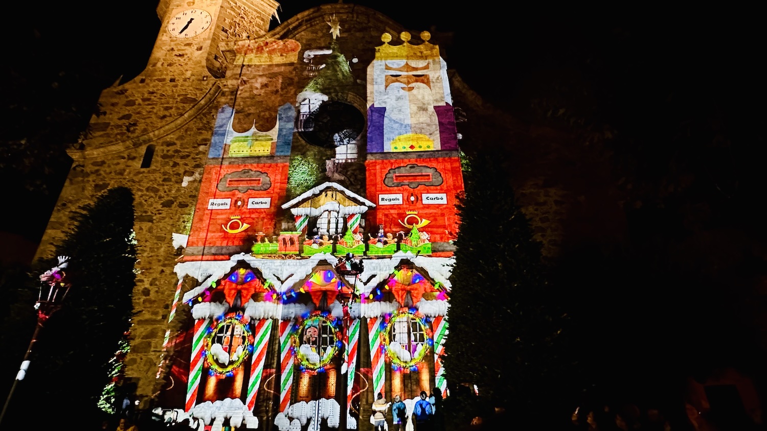 Un 'vídeomapping' a la façana de l'Església donarà la benvinguda al Nadal aquest dissabte